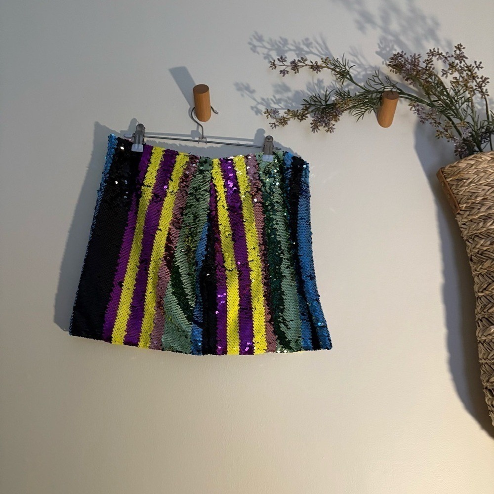 Sequin micro mini skirt (M)